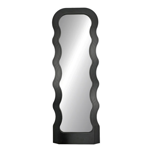 Καθρέπτης Spejo pakoworld μαύρο PP 50x2.8x147.5εκ - Hippiehome.gr