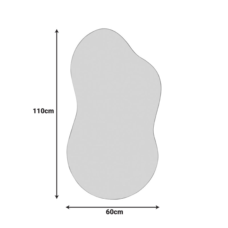 Καθρέπτης Amaya pakoworld 60x1x110εκ - Hippiehome.gr