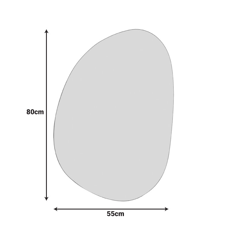 Καθρέπτης Listro pakoworld 55x1x80εκ - Hippiehome.gr