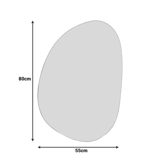 Καθρέπτης Listro pakoworld 55x1x80εκ - Hippiehome.gr