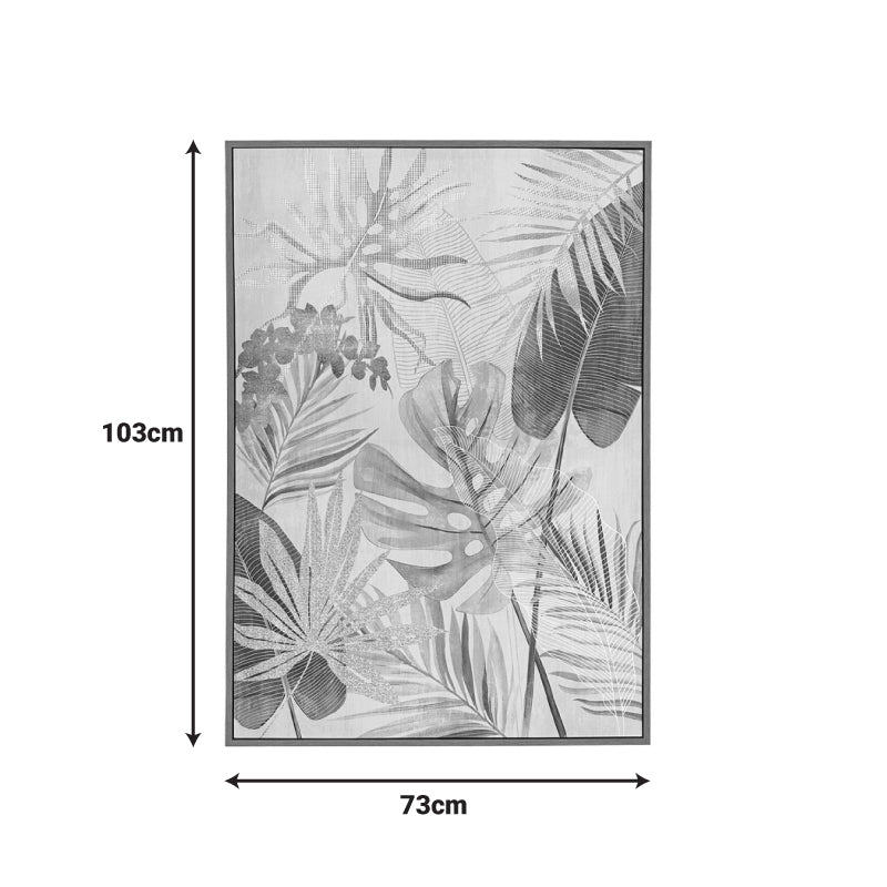 Πίνακας με πλαίσιο Lulle pakoworld 73x3.4x103εκ - Hippiehome.gr