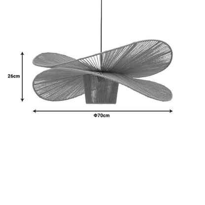 Φωτιστικό οροφής Flibo Inart Ε27 μπαμπού σε φυσική απόχρωση Φ70x26εκ - Hippiehome.gr