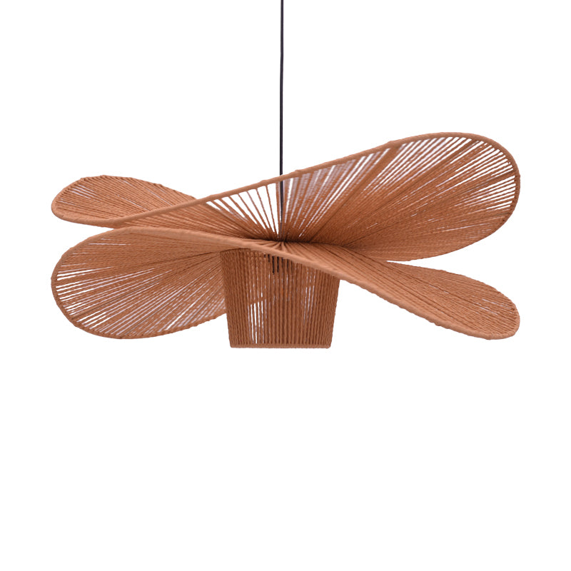 Φωτιστικό οροφής Flibo Inart Ε27 μπαμπού σε φυσική απόχρωση Φ70x26εκ - Hippiehome.gr