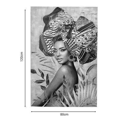 Πίνακας σε καμβά Jewler I 3D Inart 80x3x120εκ - Hippiehome.gr