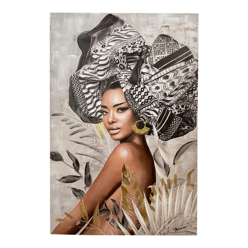 Πίνακας σε καμβά Jewler I 3D Inart 80x3x120εκ - Hippiehome.gr