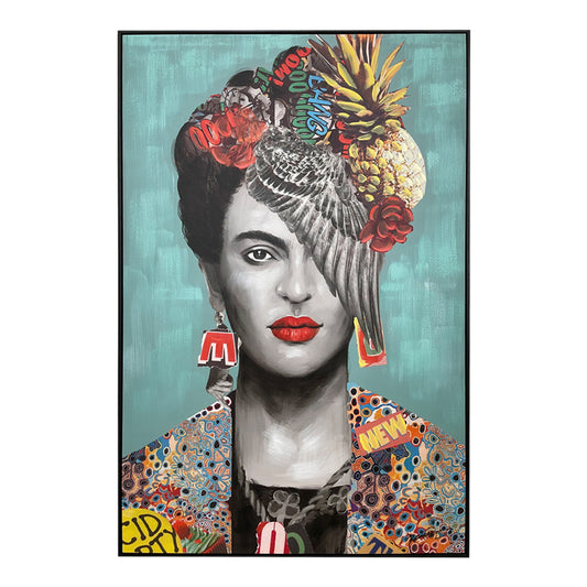 Πίνακας σε καμβά Frilo Inart με πλαίσιο 80x3x120εκ - Hippiehome.gr