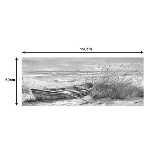 Πίνακας σε καμβά Barcu Inart με πλαίσιο 150x3.5x60εκ - Hippiehome.gr