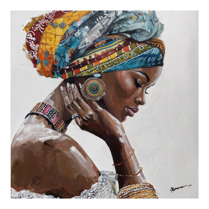 Πίνακας σε καμβά Jalo 3D Inart με πλαίσιο 80x3.5x80εκ - Hippiehome.gr