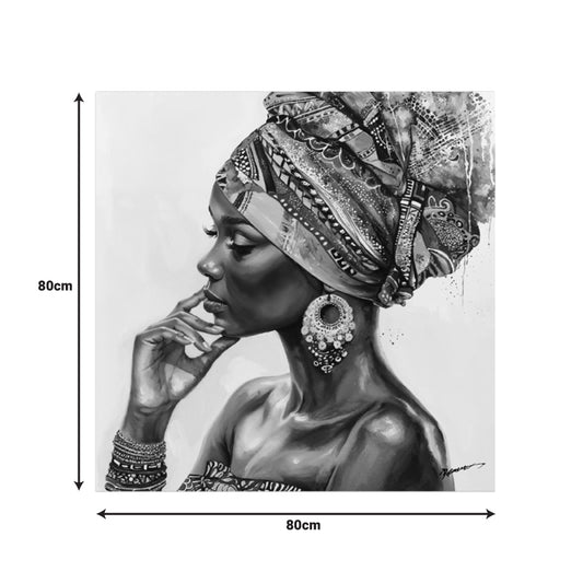 Πίνακας σε καμβά Jalo Ι 3D Inart με πλαίσιο 80x3.5x80εκ - Hippiehome.gr