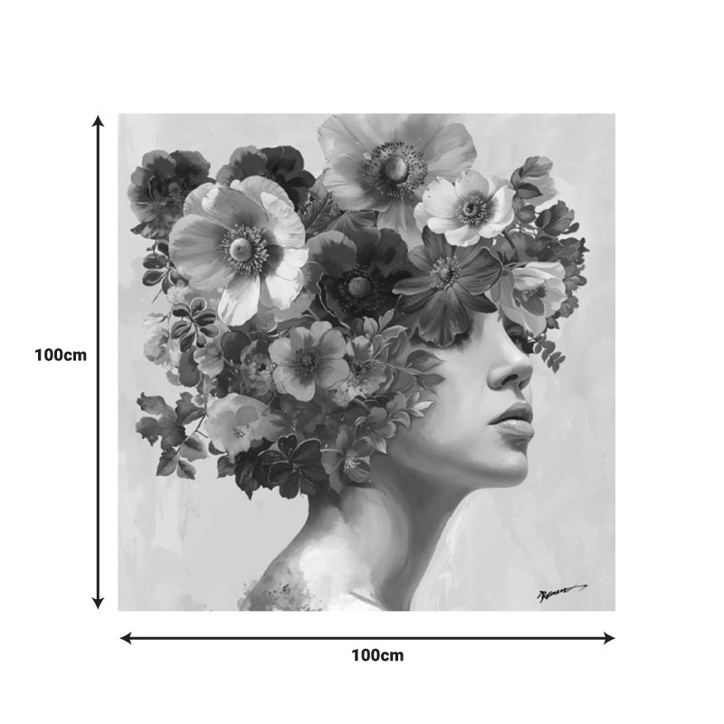 Πίνακας σε καμβά Mavare 3D Inart με πλαίσιο 100x3.5x100εκ - Hippiehome.gr