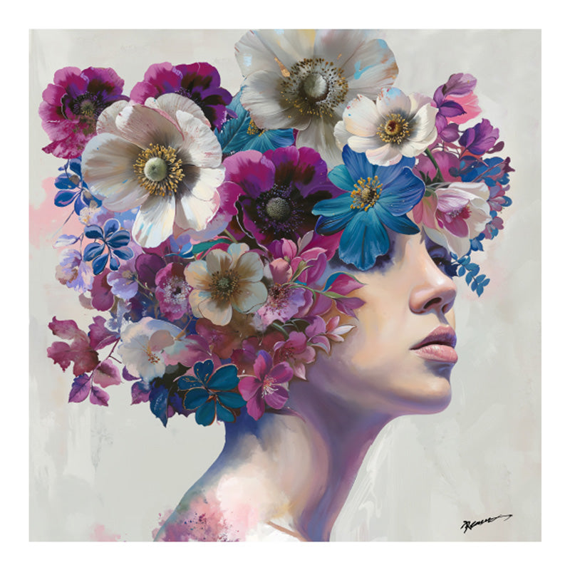 Πίνακας σε καμβά Mavare 3D Inart με πλαίσιο 100x3.5x100εκ - Hippiehome.gr