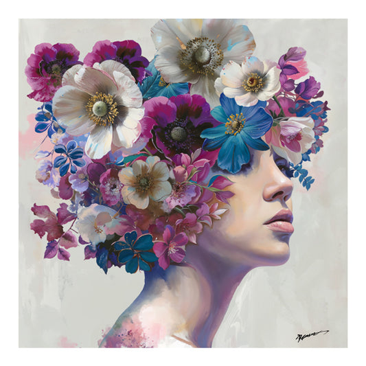 Πίνακας σε καμβά Mavare 3D Inart με πλαίσιο 100x3.5x100εκ - Hippiehome.gr