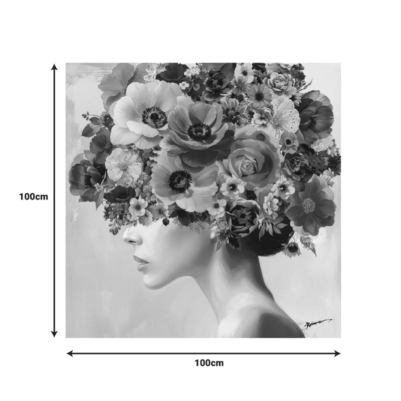 Πίνακας σε καμβά Mavare Ι 3D Inart με πλαίσιο 100x3.5x100εκ - Hippiehome.gr