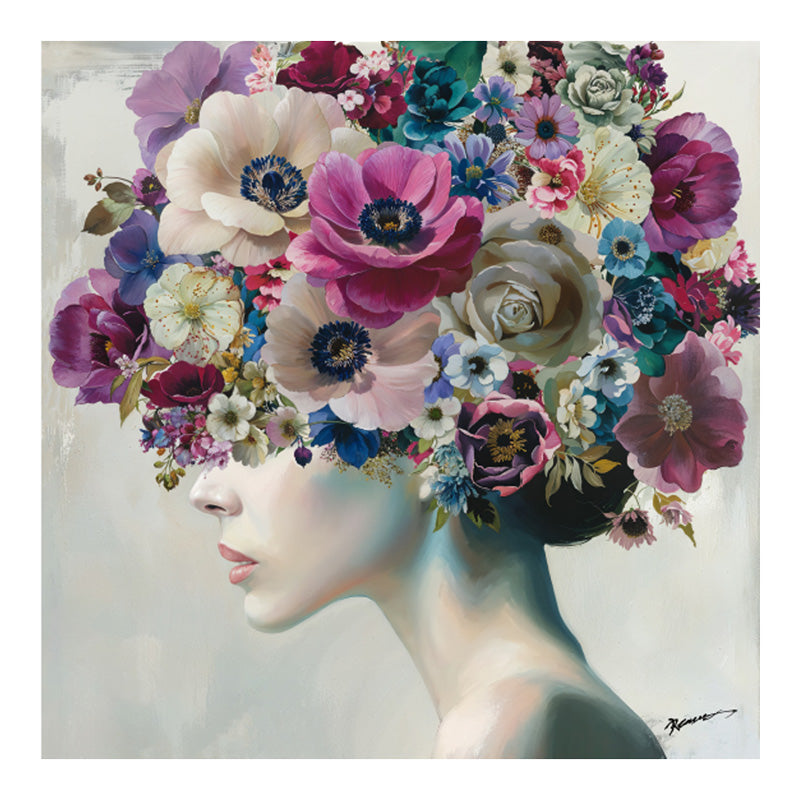 Πίνακας σε καμβά Mavare Ι 3D Inart με πλαίσιο 100x3.5x100εκ - Hippiehome.gr