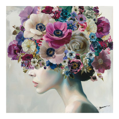 Πίνακας σε καμβά Mavare Ι 3D Inart με πλαίσιο 100x3.5x100εκ - Hippiehome.gr