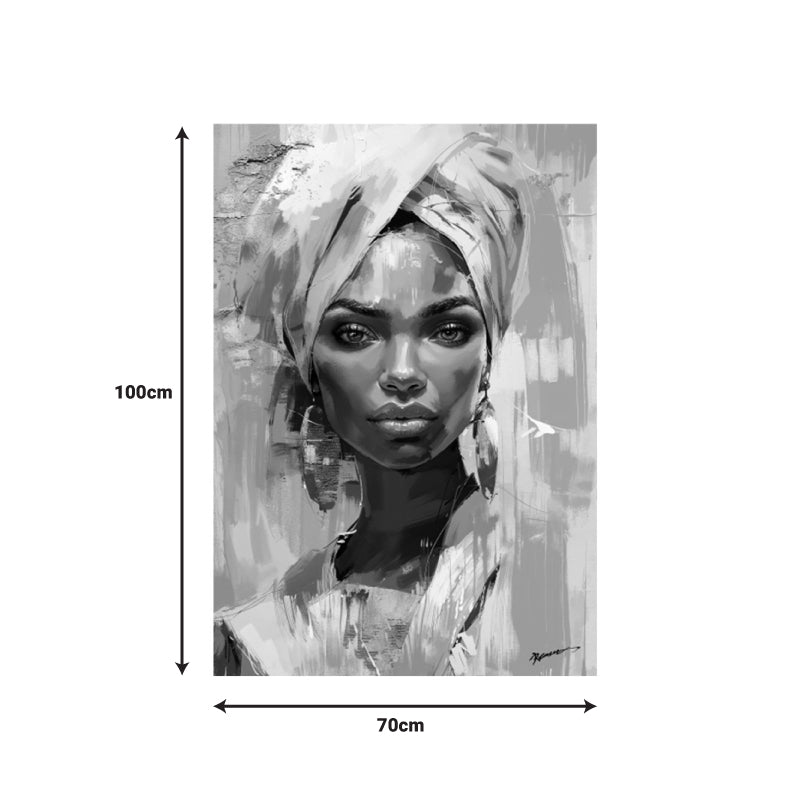 Πίνακας σε καμβά Gazel I Inart 70x3.5x100εκ - Hippiehome.gr