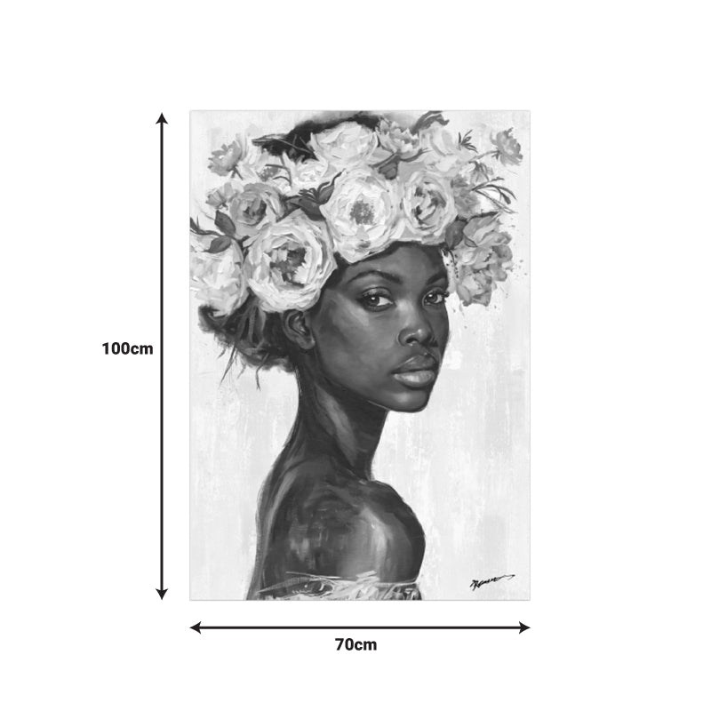 Πίνακας σε καμβά Fleri Inart 70x3.5x100εκ - Hippiehome.gr