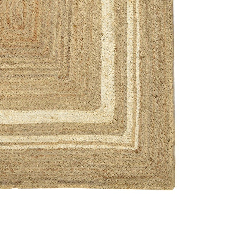 Χαλί Mazir Inart μπεζ-εκρού γιούτα 120x180x1εκ - Hippiehome.gr