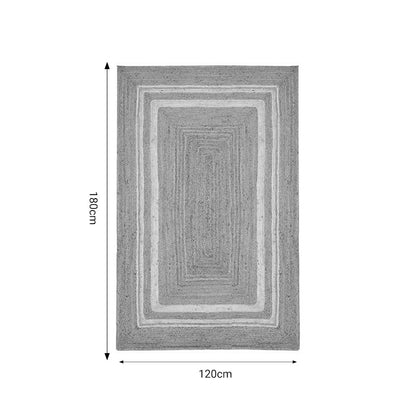 Χαλί Mazir Inart μπεζ-εκρού γιούτα 120x180x1εκ - Hippiehome.gr