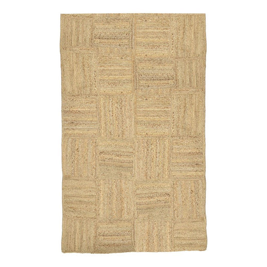 Worrens Inart beige jute carpet 120x180x1cm