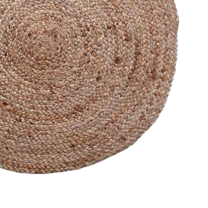 Χαλί Solon Inart μπεζ γιούτα 100x100x1εκ - Hippiehome.gr