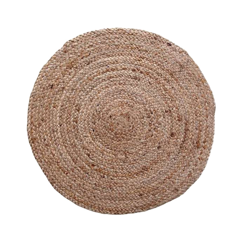 Χαλί Solon Inart μπεζ γιούτα 100x100x1εκ - Hippiehome.gr