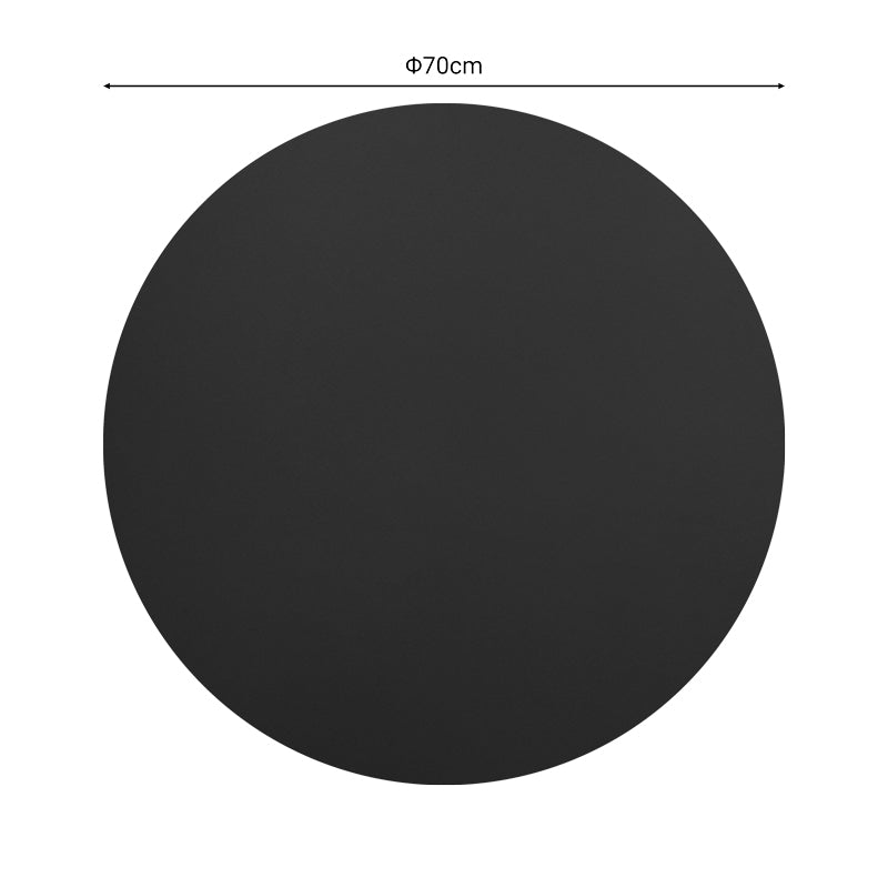 Επιφάνεια τραπεζιού Sensie pakoworld τ.Werzalit ανθρακί Φ70εκ - Hippiehome.gr