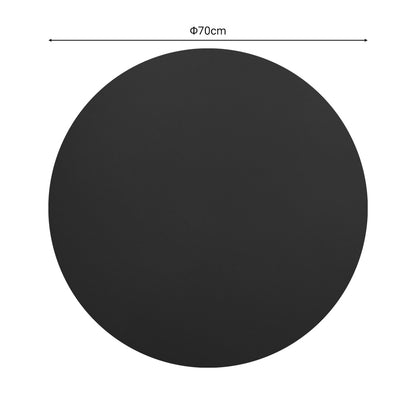 Επιφάνεια τραπεζιού Sensie pakoworld τ.Werzalit ανθρακί Φ70εκ - Hippiehome.gr