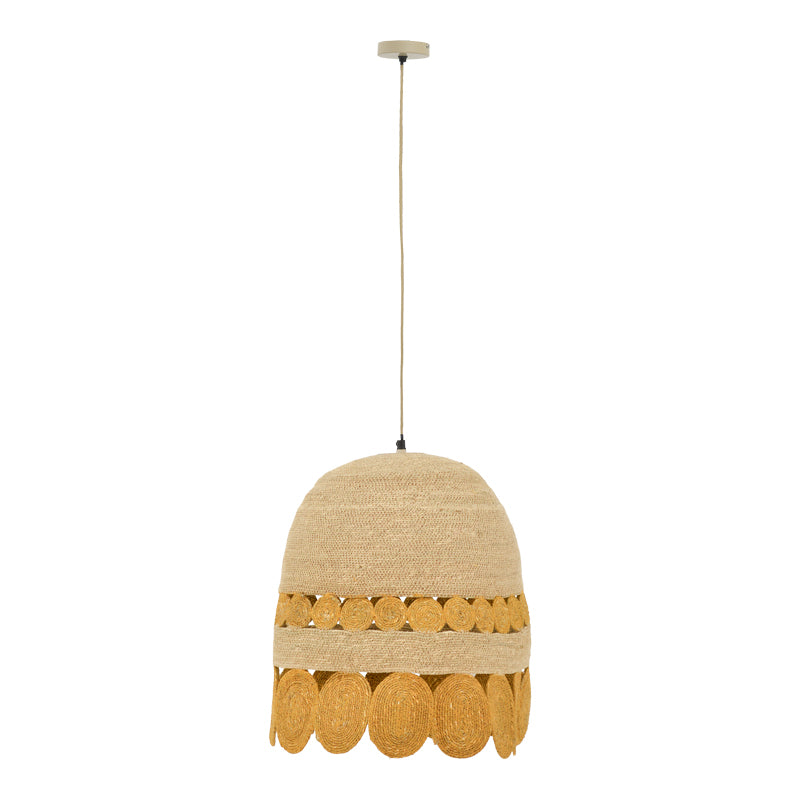 Ceiling lamp Amide Inart E27 natural Φ50x125cm