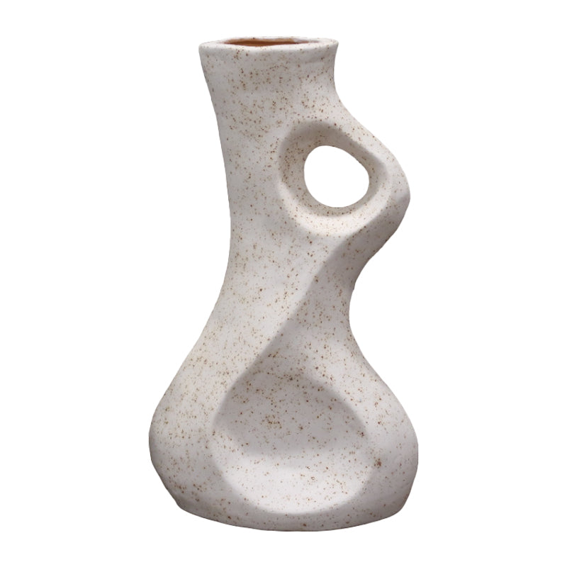 Επιτραπέζιο διακοσμητικό Ferduo Inart λευκό terracotta 19x12x35εκ - Hippiehome.gr