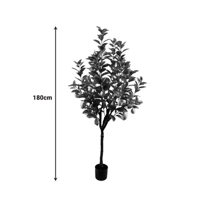 Διακοσμητικό φυτό Lemon tree σε γλάστρα Inart πράσινο pp Υ180εκ - Hippiehome.gr