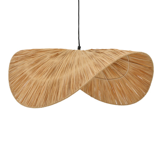 Ceiling lamp Agli Inart brown press papier-metal 70x48x127cm