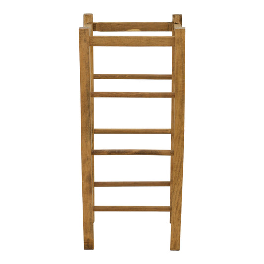 Σκαμπό καφενείου χωρίς πλάτη Bodier pakoworld καρυδί ξύλο 35x35x78εκ - Hippiehome.gr