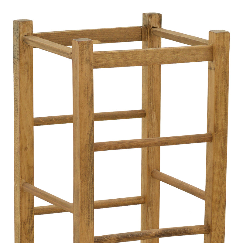 Σκαμπό καφενείου χωρίς πλάτη Bodier pakoworld καρυδί ξύλο 35x35x78εκ - Hippiehome.gr