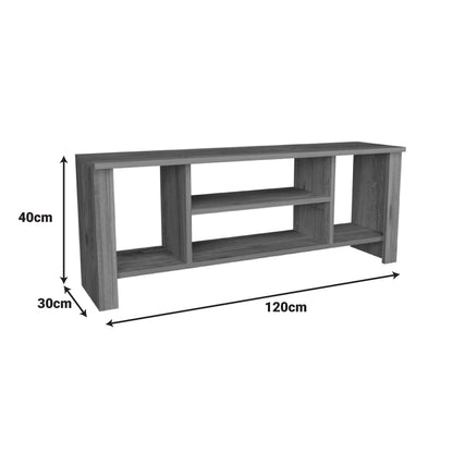 Έπιπλο τηλεόρασης Seref pakoworld σε λευκή απόχρωση 120x30x47εκ - Hippiehome.gr
