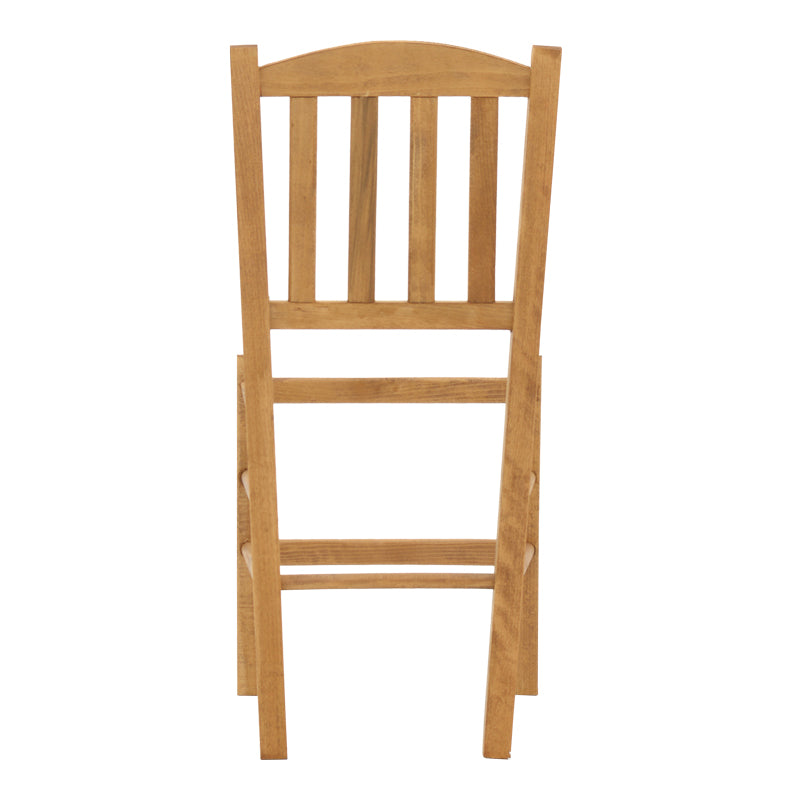 Καρέκλα καφενείου Σύρος pakoworld μασίφ ξύλο οξιάς λούστρο καρυδί 41x42x92εκ - Hippiehome.gr