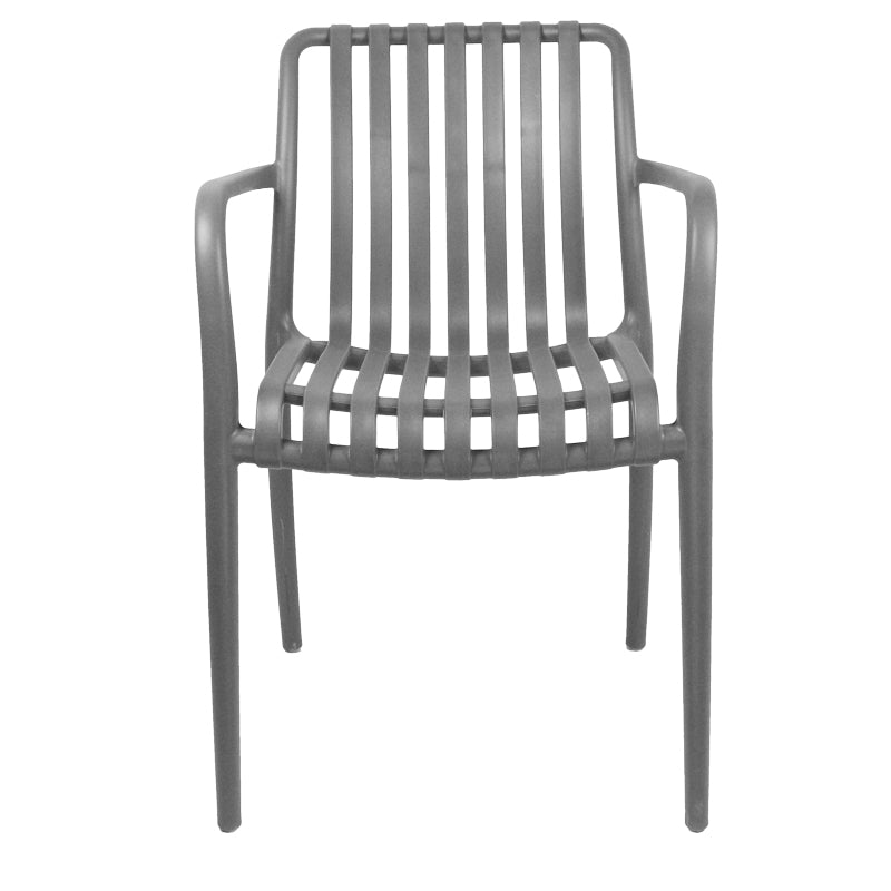 Πολυθρόνα Zoi pakoworld pp σε ανθρακί απόχρωση 58.5x54x80εκ - Hippiehome.gr