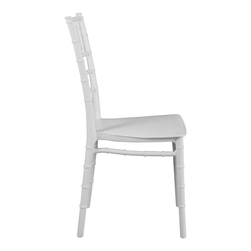 Καρέκλα Tiffany pakoworld pp σε λευκή απόχρωση 40x40x88εκ - Hippiehome.gr