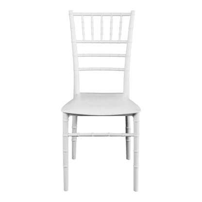 Καρέκλα Tiffany pakoworld pp σε λευκή απόχρωση 40x40x88εκ - Hippiehome.gr