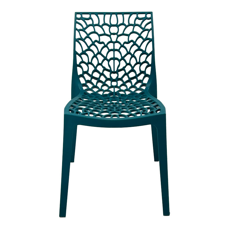 Καρέκλα στοιβαζόμενη Hush pakoworld pp σε μπλε απόχρωση 41x53x80.5εκ - Hippiehome.gr