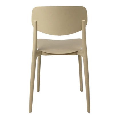 Καρέκλα Berdian pakoworld στοιβαζόμενη pp σε cappuccino απόχρωση 38x49x79εκ - Hippiehome.gr