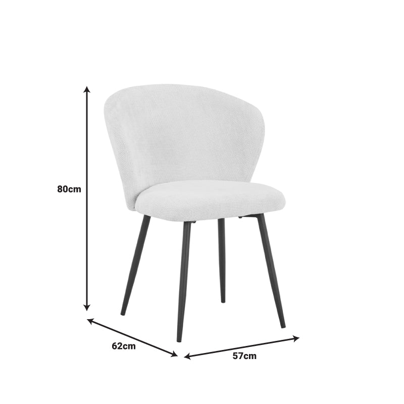 Τραπεζαρία Karg-Makrey pakoworld 5τεμ λευκό ύφασμα - λευκό μαρμάρου 160x90x75εκ - Hippiehome.gr