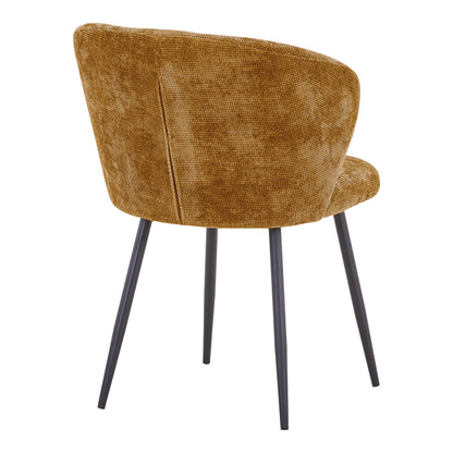 Καρέκλα Karg pakoworld camel ύφασμα-πόδι μαύρο μέταλλο 57x62x80εκ - Hippiehome.gr