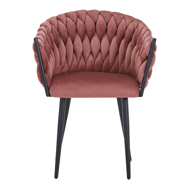 Πολυθρόνα Vivian pakoworld σάπιο μήλο βελούδο-πόδι μαύρο μέταλλο 61x55x80εκ - Hippiehome.gr