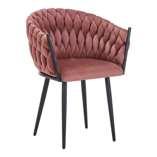 Πολυθρόνα Vivian pakoworld σάπιο μήλο βελούδο-πόδι μαύρο μέταλλο 61x55x80εκ - Hippiehome.gr