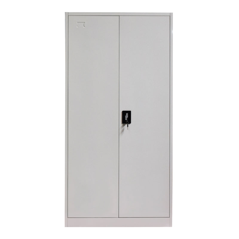 Μεταλλική ντουλάπα Ugren pakoworld σε απόχρωση ανοιχτό γκρι 90x40x180εκ - Hippiehome.gr