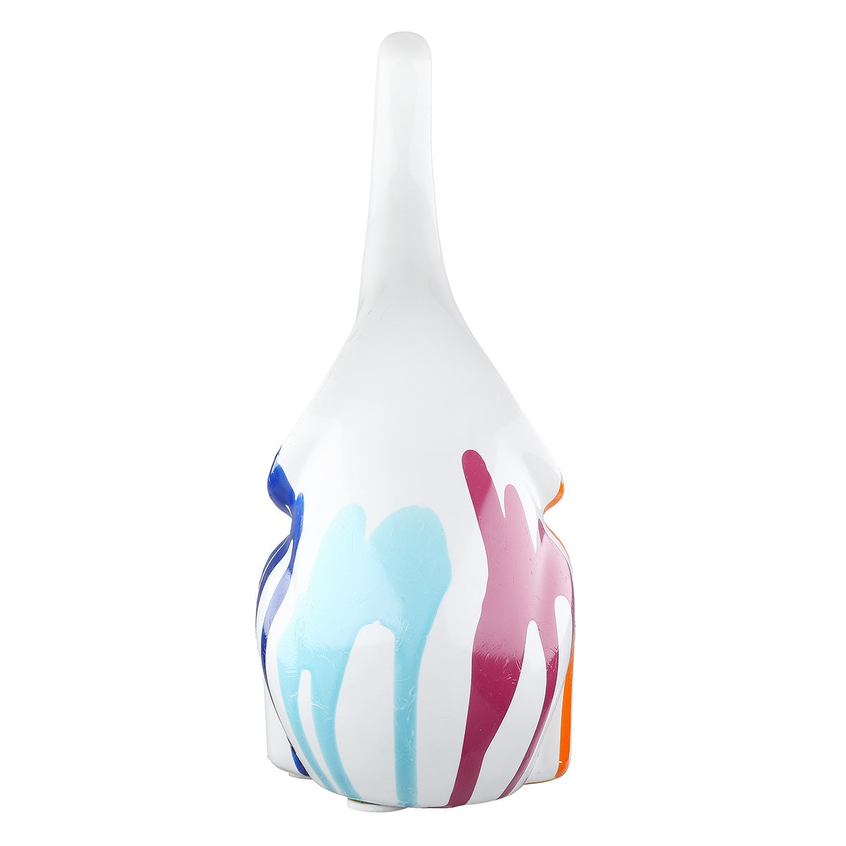 Φιγούρα Elephant "Colori" Κεραμικό Multi- Coloured Λευκό PU 11.5x8x19cm - Hippiehome.gr