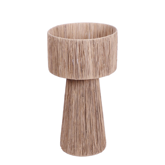 Table lamp Chenz Inart sisal in natural shade Φ35x65cm