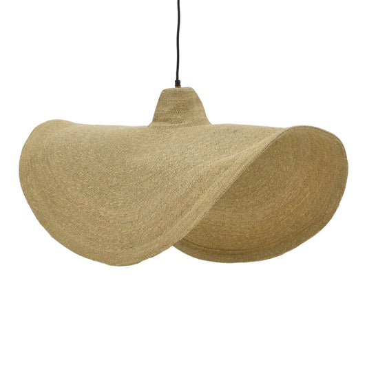 Ceiling lamp Acfen I Inart matting in a natural shade Φ90x6cm