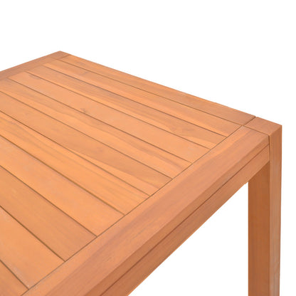 Τραπέζι Vocaly pakoworld teak ξύλο σε φυσική απόχρωση 200x100x75εκ - Hippiehome.gr